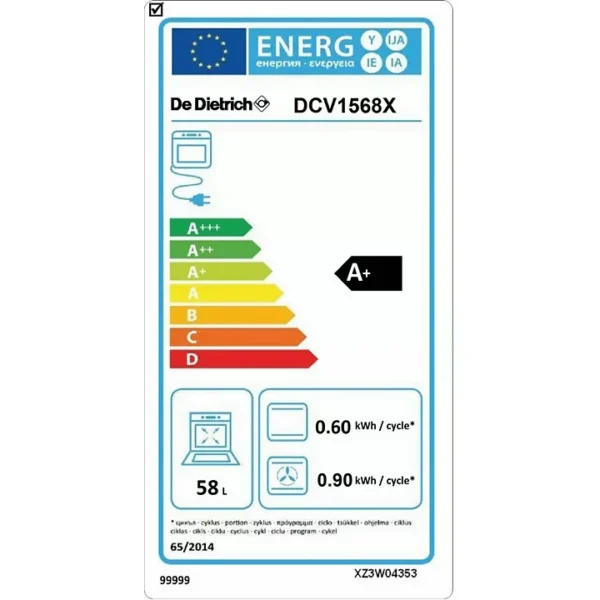 De Dietrich DCV1568X - Afbeelding 4