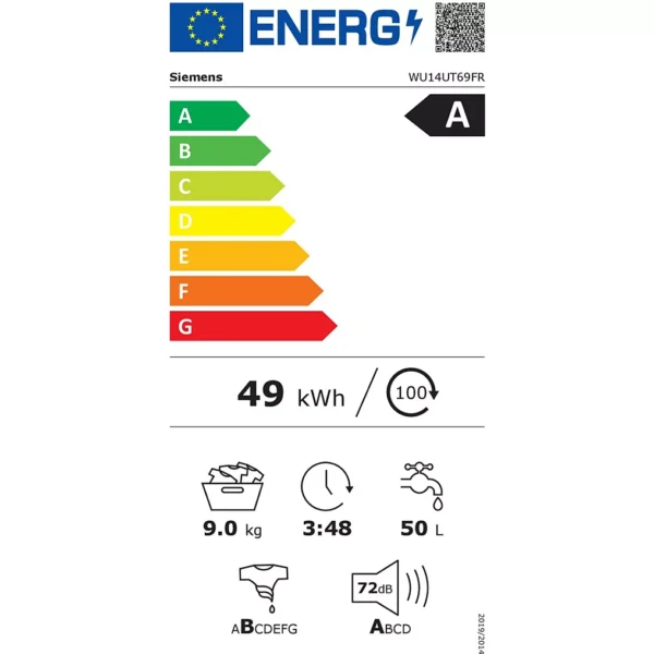 Siemens WU14UT69FR - Afbeelding 5