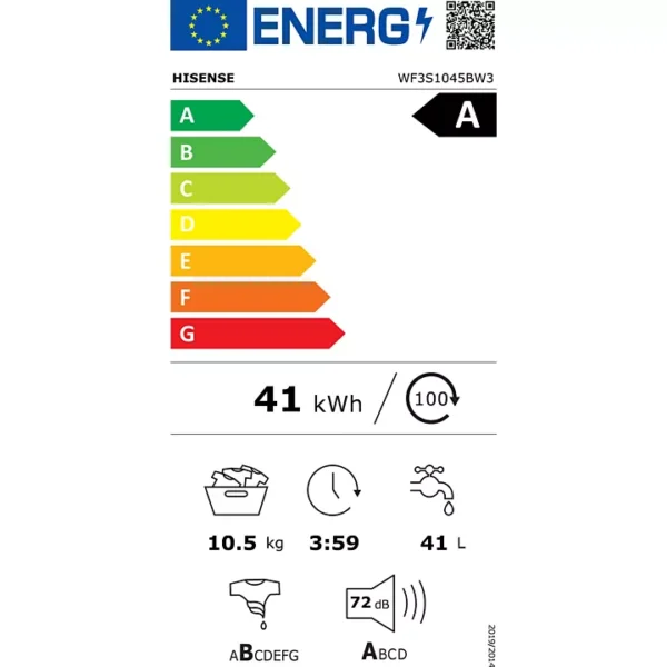 Hisense WF3S1045BW3 - Afbeelding 4