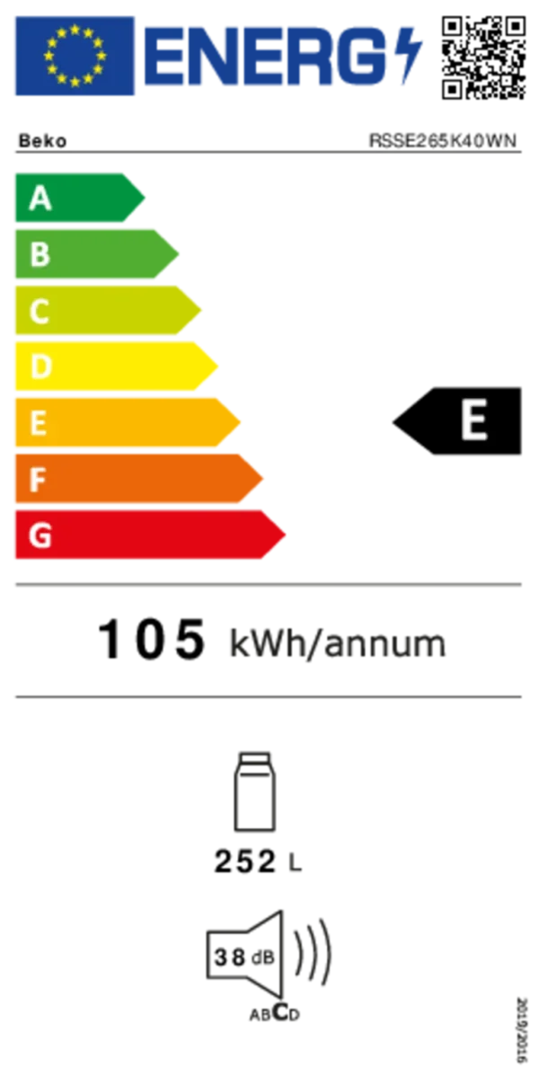 Beko RSSE265K40WN - Afbeelding 3