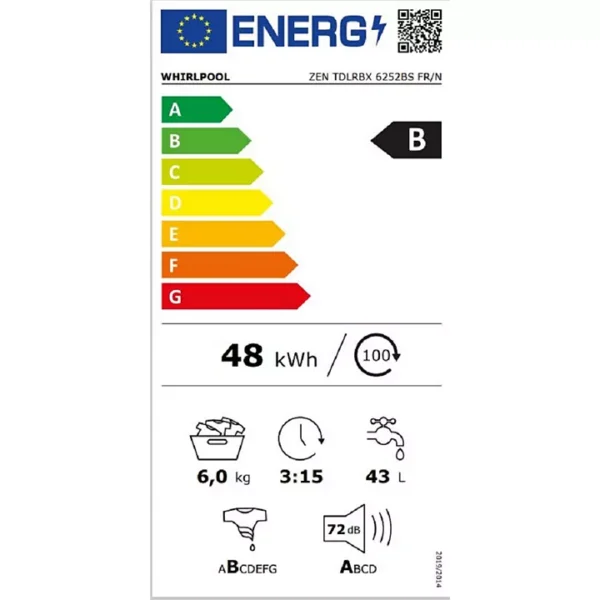 Whirlpool ZENTDLRBX6252BSFR/N - Afbeelding 4