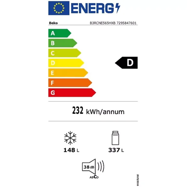 Beko B3RCNE565HXB - Afbeelding 3