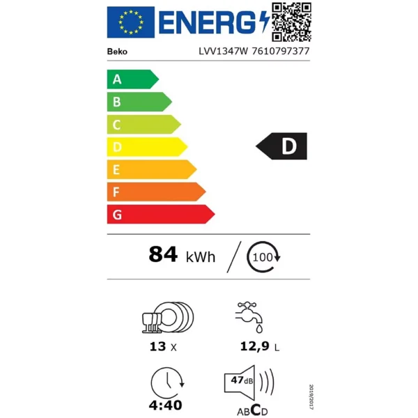 Beko LVV1347W - Afbeelding 5