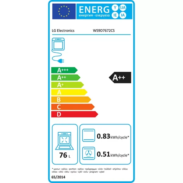 LG WS9D7672CS - Afbeelding 5