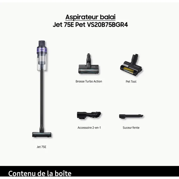 Samsung Jet 75E Pet VS20B75BGR4 - Afbeelding 3