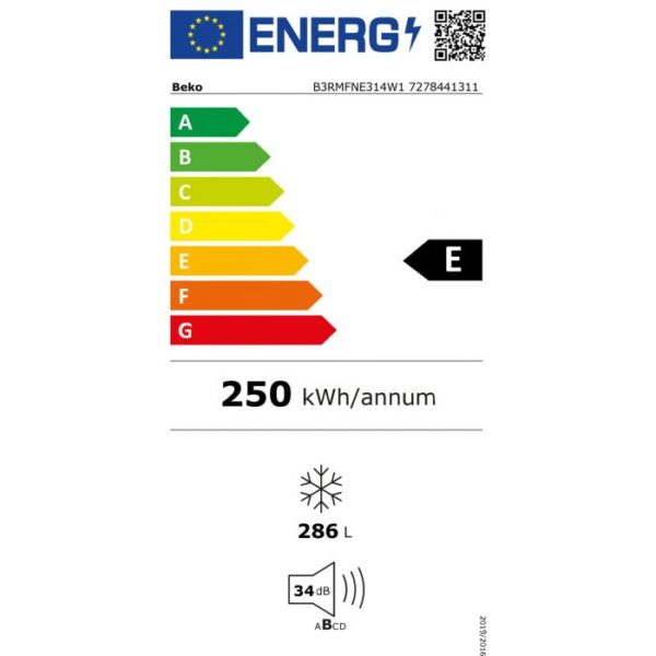 Beko B3RMFNE314W1 - Afbeelding 3