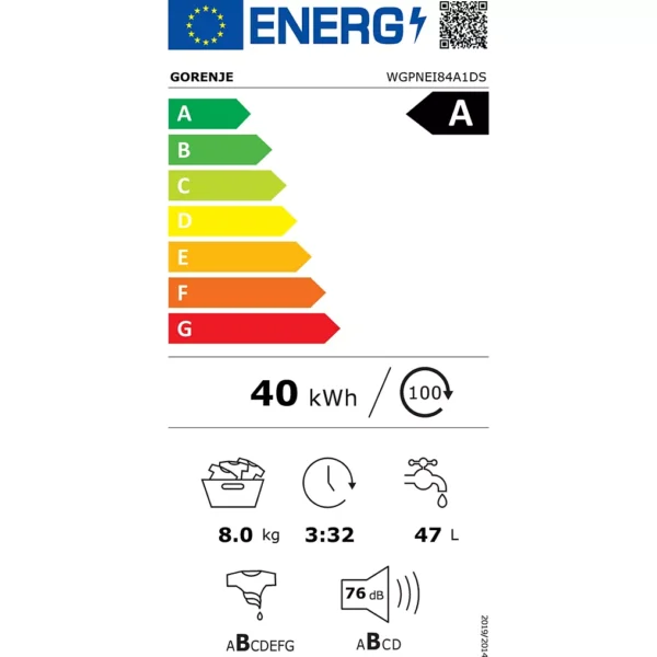 Gorenje WGPNEI84A1DS - Afbeelding 5