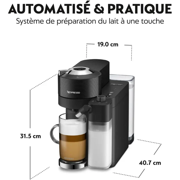 DELONGHI Latissima Zwart ENV300.B - Afbeelding 3