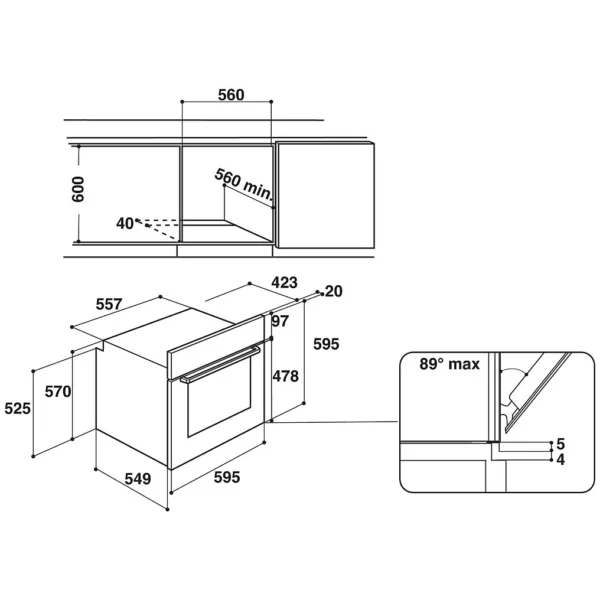 Hotpoint FA2844PIX - Afbeelding 5