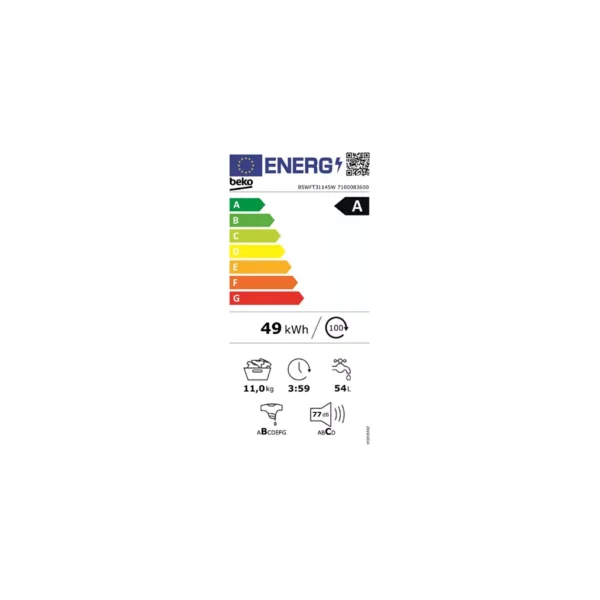 Beko B5WFT31145W - Afbeelding 3