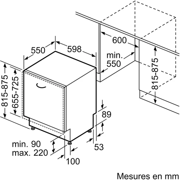 Bosch SMV26AX01F - Afbeelding 7