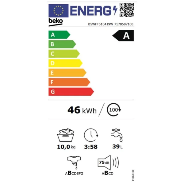 Beko B5WFT510419W - Afbeelding 5