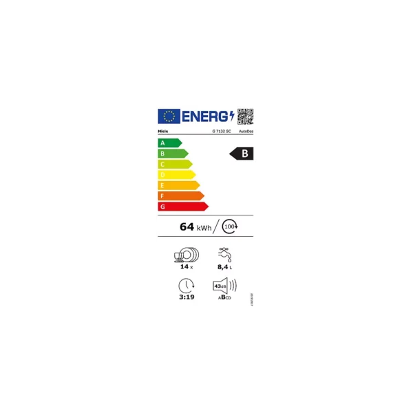 Miele G 7132 SC Wit AutoDos - Afbeelding 6