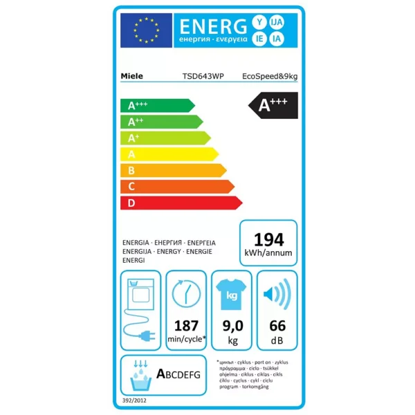 Miele TSD 643 WP - Afbeelding 4