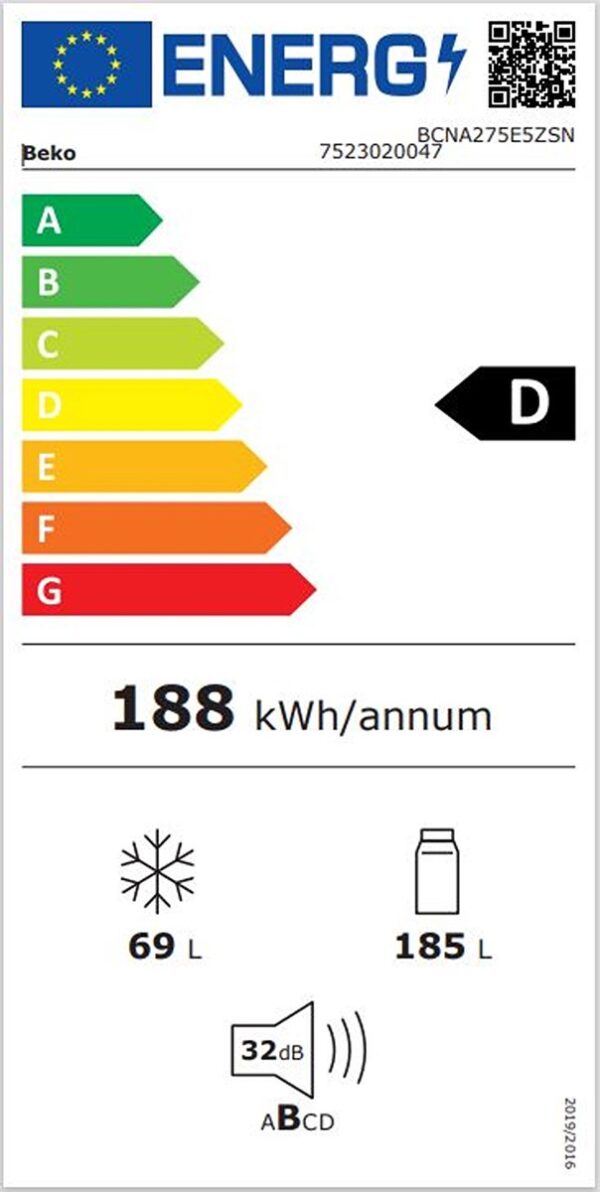 Beko BCNA275E5ZSN - Afbeelding 4