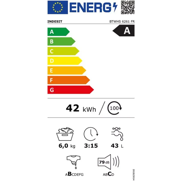 Indesit BTWHS6261FR - Afbeelding 4