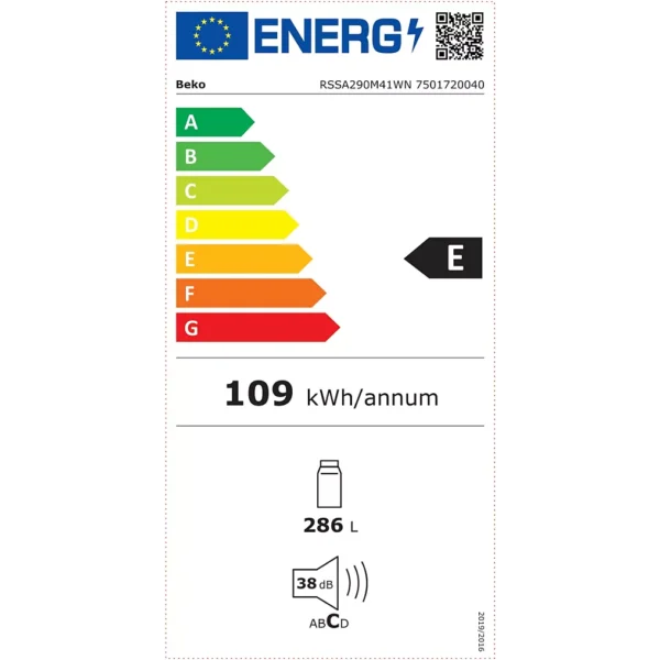 Beko RSSA290M41WN - Afbeelding 3