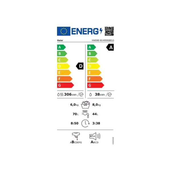Haier HWD80-B14959S8FR - Afbeelding 4