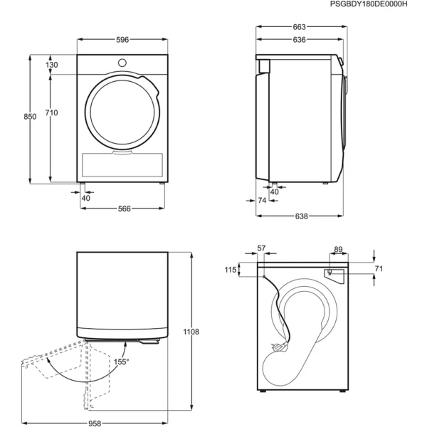 Aeg TR95A3B6BWE - Afbeelding 6