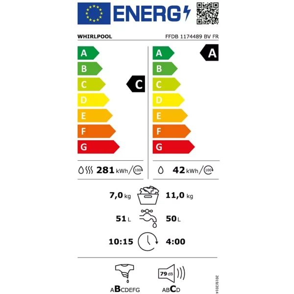 Whirlpool FFDB1174489BVFR - Afbeelding 3