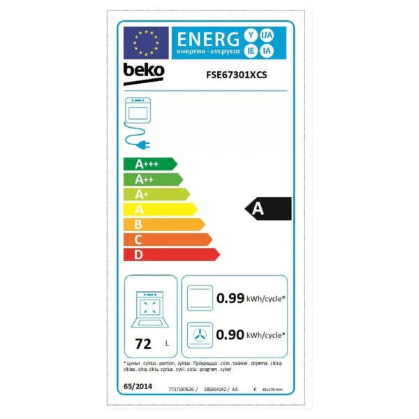 Beko FSE67301XCS - Afbeelding 5