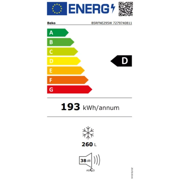 Beko B5RFNE295W - Afbeelding 5