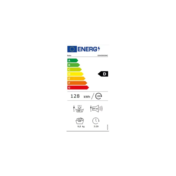 Beko D3H29D93WC - Afbeelding 2