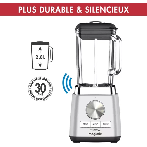MAGIMIX Power 5 XL Chroom Mat 11643 - Afbeelding 2