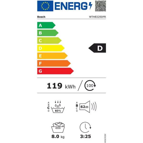 BOSCH WTH8320DFR - Afbeelding 4