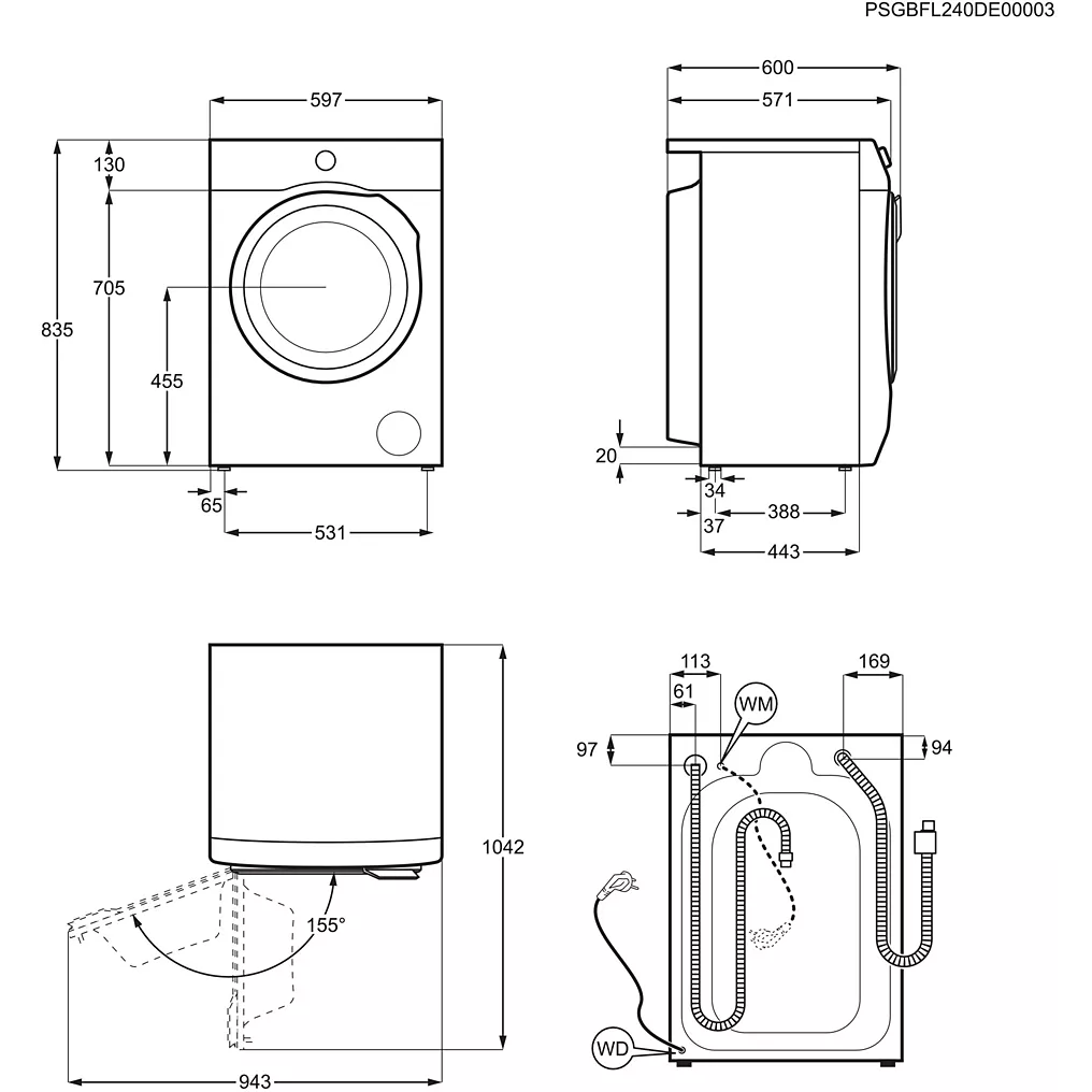 Electrolux EW7IW4285BW - Afbeelding 6
