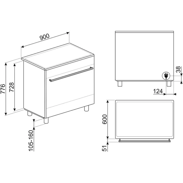 Smeg SCB95CIX - Afbeelding 6