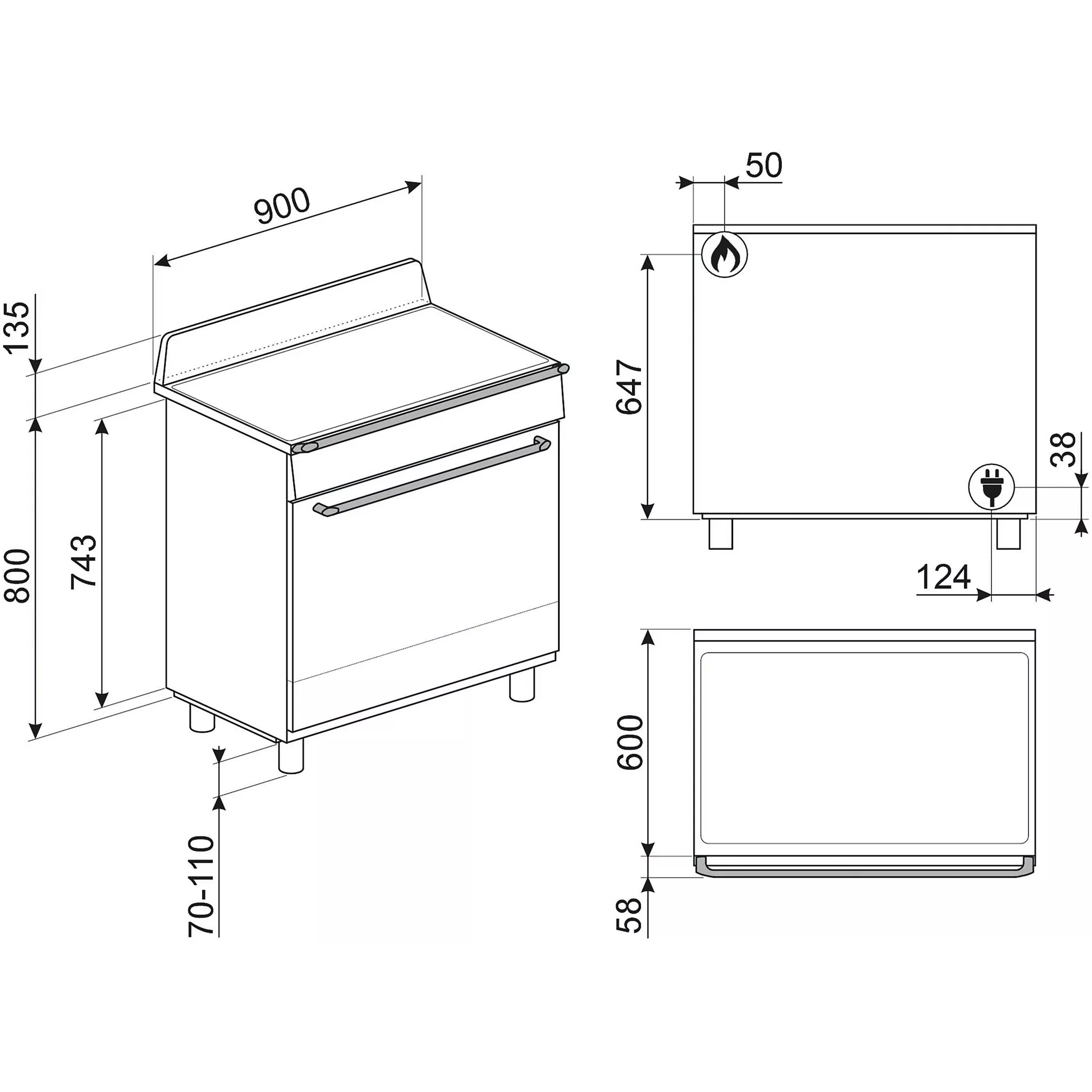Smeg TR90GMGR - Afbeelding 5