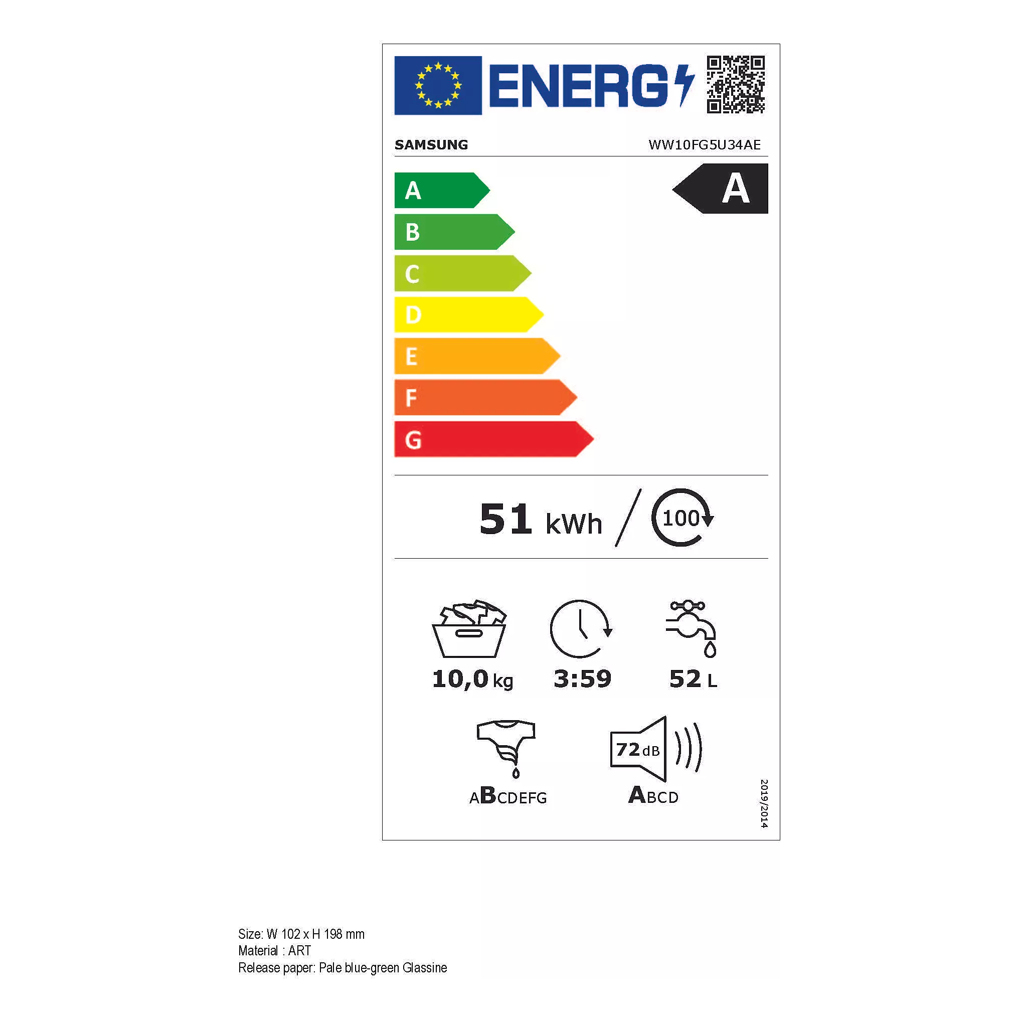 Samsung WW10FG5U34AE - Afbeelding 6
