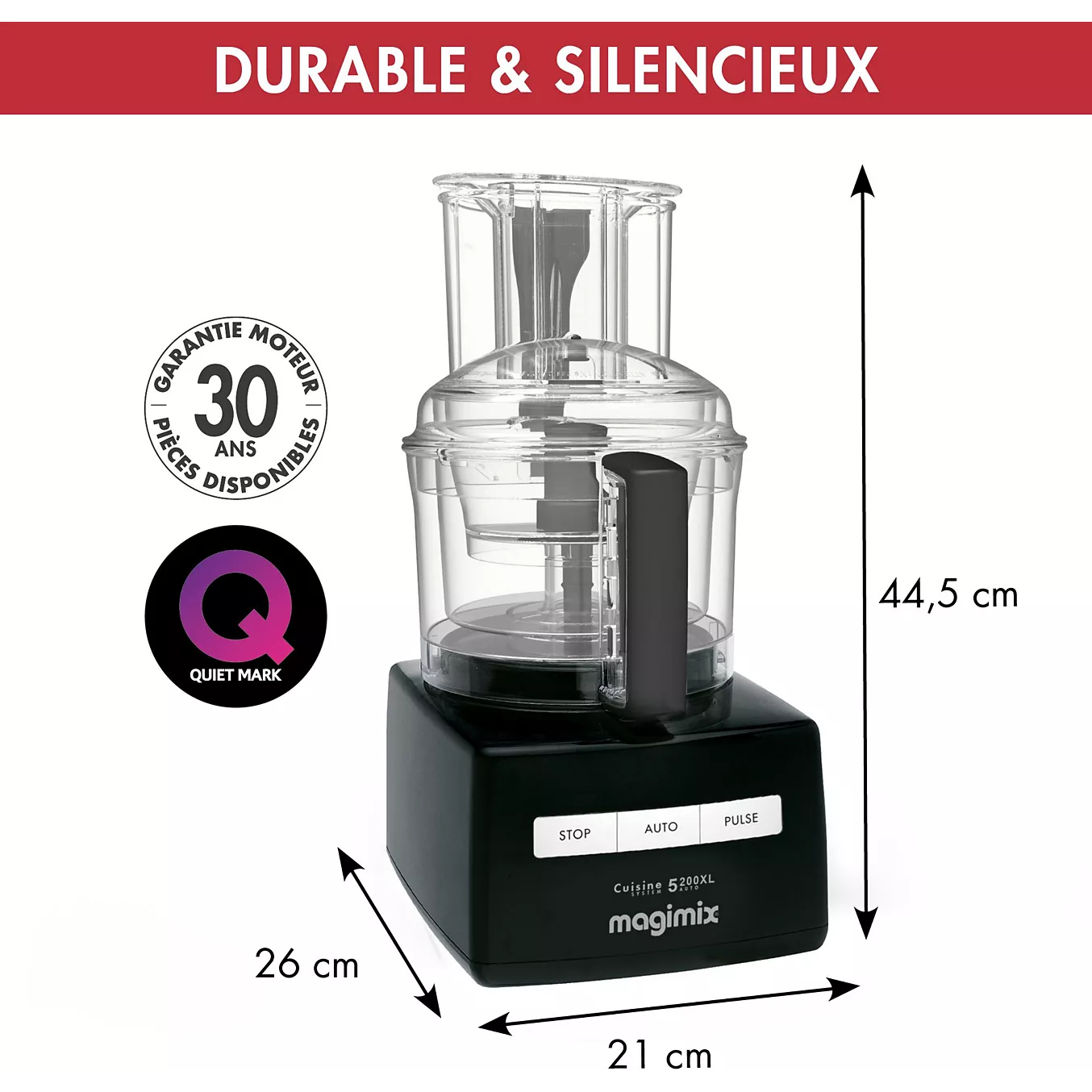 Magimix CS 5200 XL zwart - Afbeelding 5