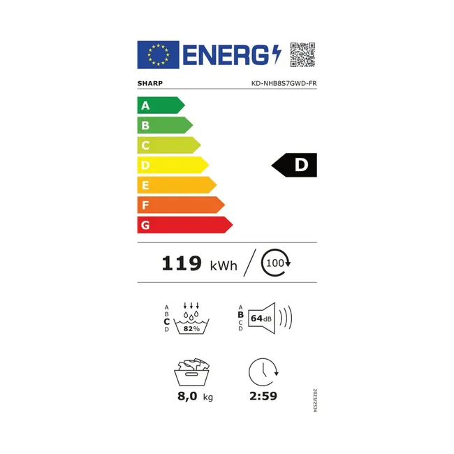 Sharp KDNHB8S7GWD - Afbeelding 6