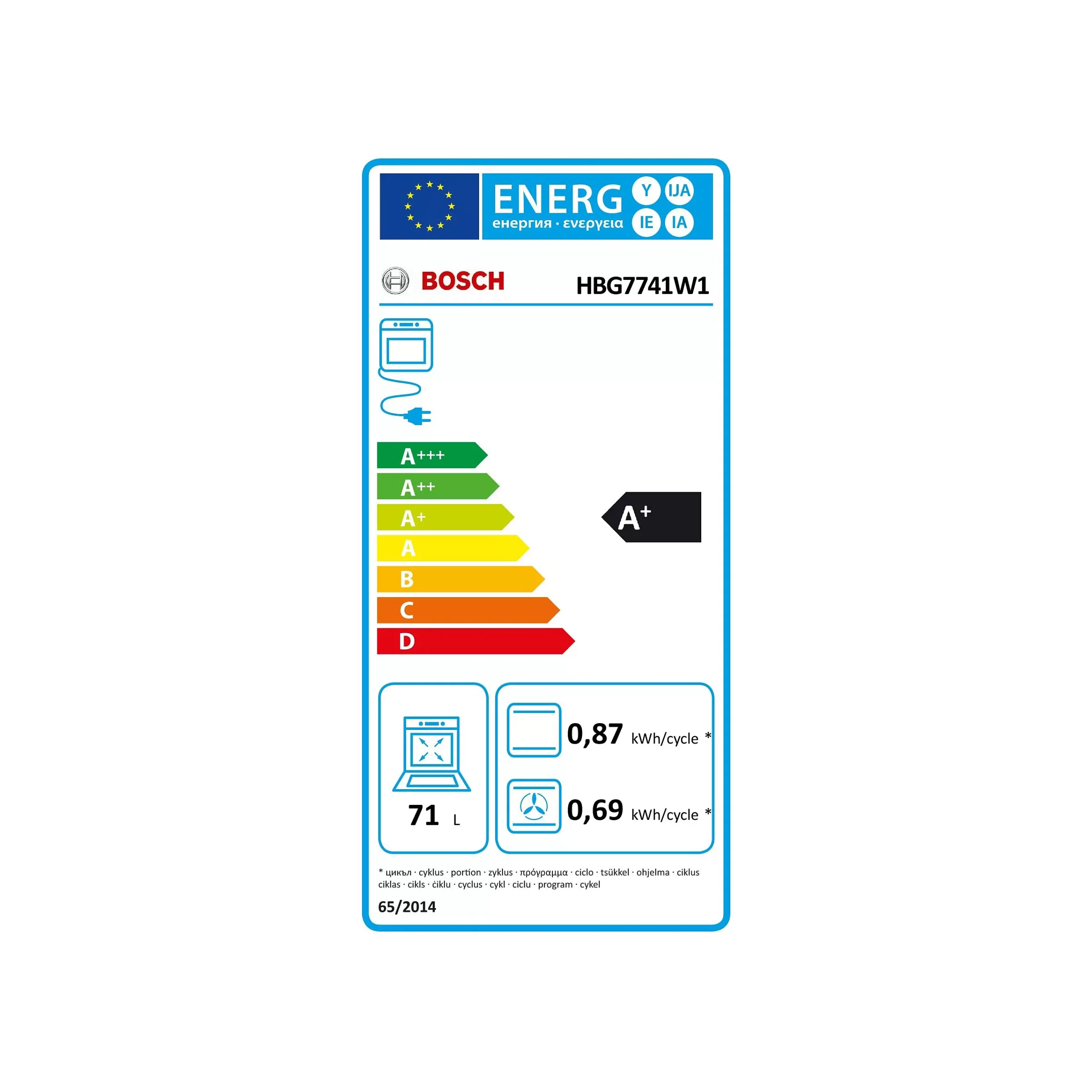 Bosch HBG7741W1 - Afbeelding 7