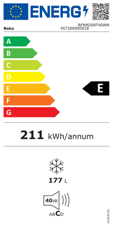 BEKO RFNM200T40WN - Afbeelding 5