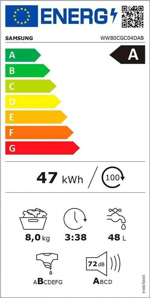 SAMSUNG WW80CGC04DAB - Afbeelding 6