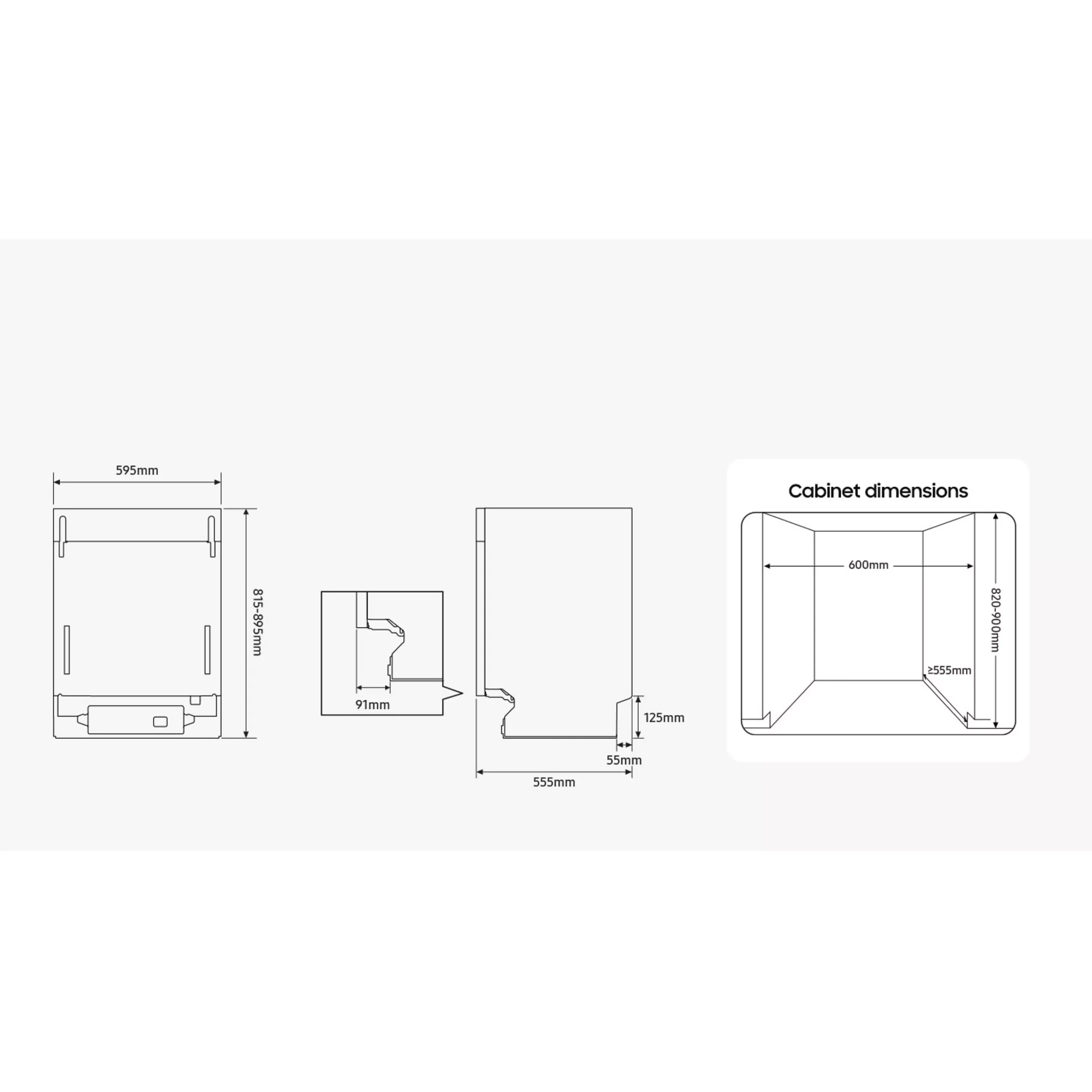 Samsung DW80H73WBI0U1 - Afbeelding 5
